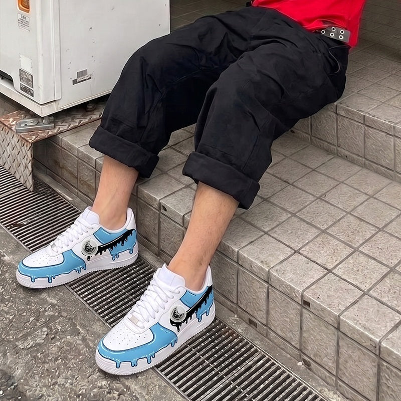 Azure Drip Bespoke Kicks